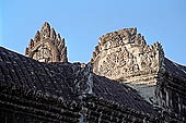 Angkor Wat temple, the gallery of the second enclosure. 